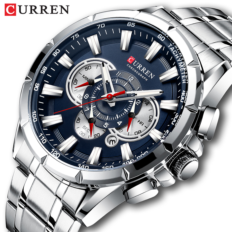 Jewelry Inspired Watches - Reloj de pulsera CURREN para hombre,