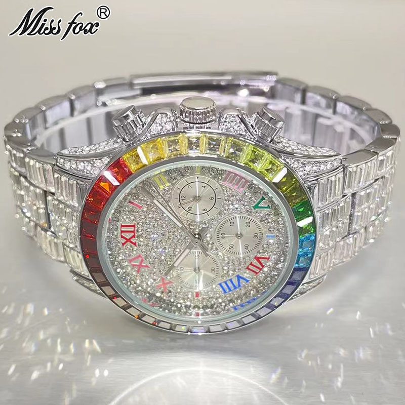 Jewelry Inspired Watches - MISSFOX-Reloj de pulsera de lujo para