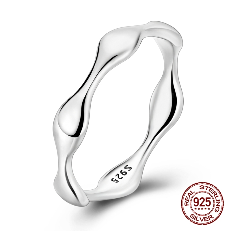 Minimalist Ring Stackable - Anillo de Plata de Ley 925