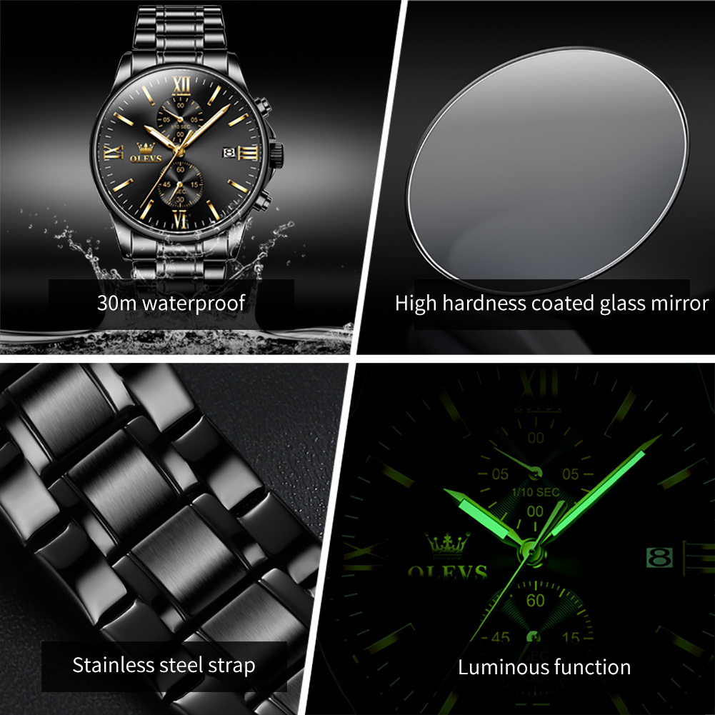 OLEVS 2886 reloj clásico de cu - Jewelry Inspired Watches reseña y precio