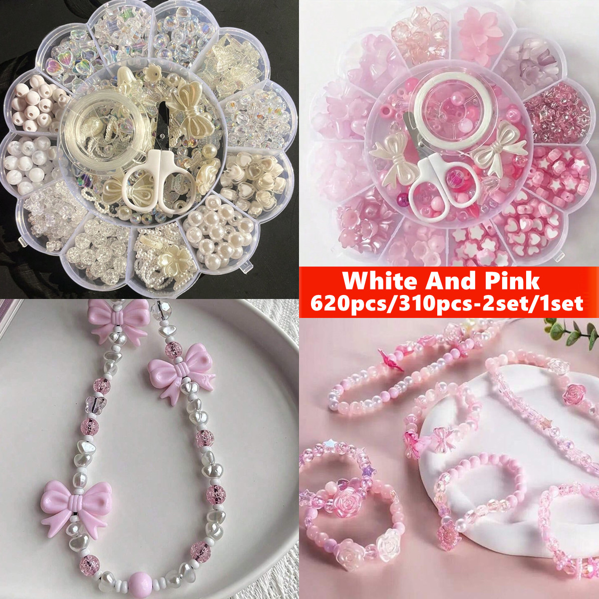 2 Sets/1 Set de Cuentas Suelta - Fine Jewelry & Watches Photos reseña y precio