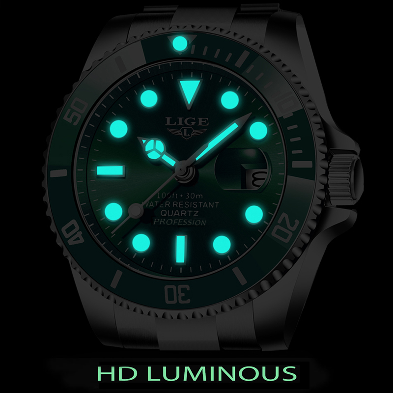 Reloj de buceo LIGE de lujo a  - Jewelry Inspired Watches reseña y precio
