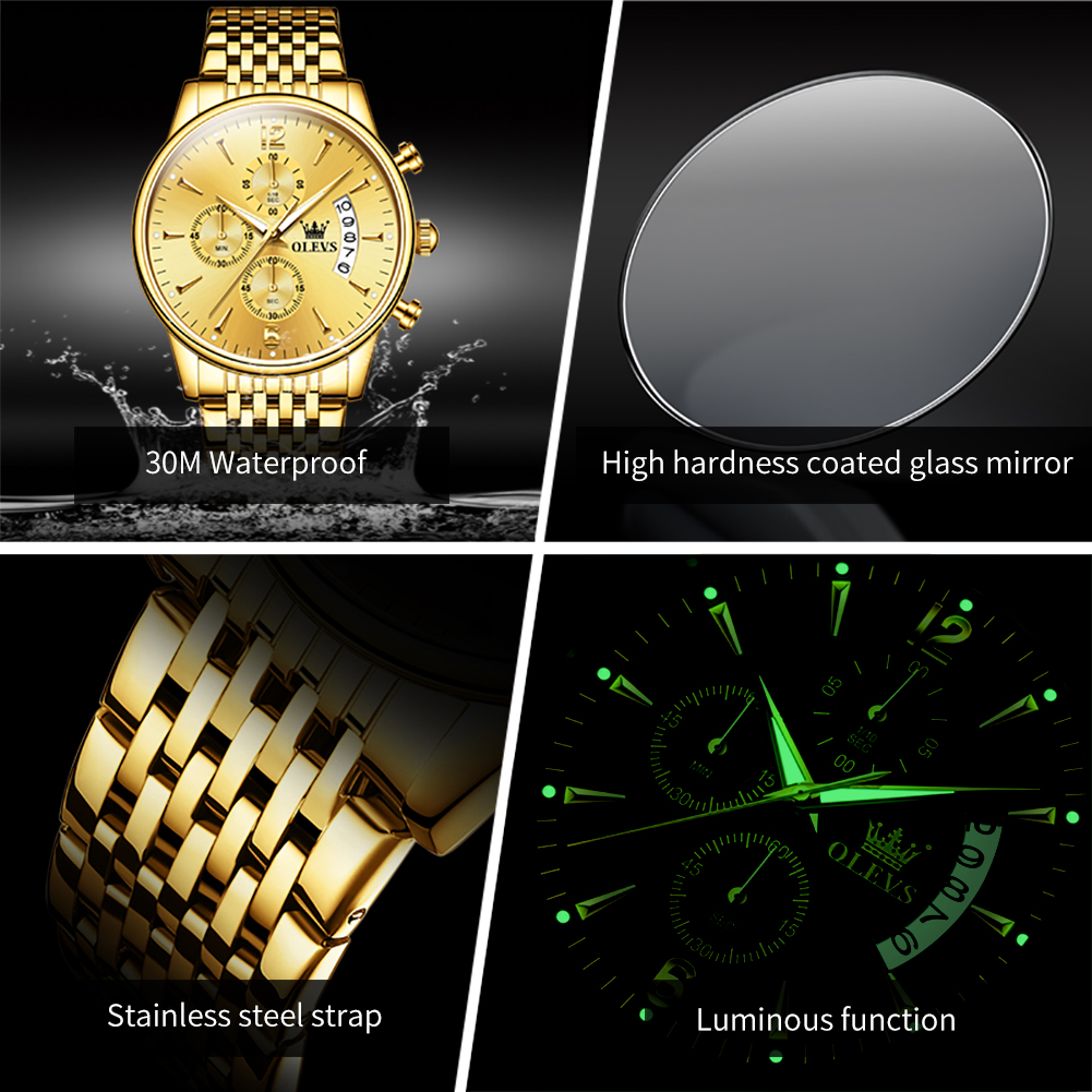 Reloj de cuarzo dorado de lujo - Jewelry Inspired Watches reseña y precio
