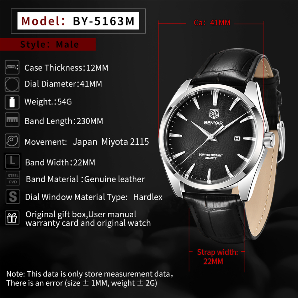 Benyar 5163 relojes de pulsera - Jewelry Inspired Watches reseña y precio