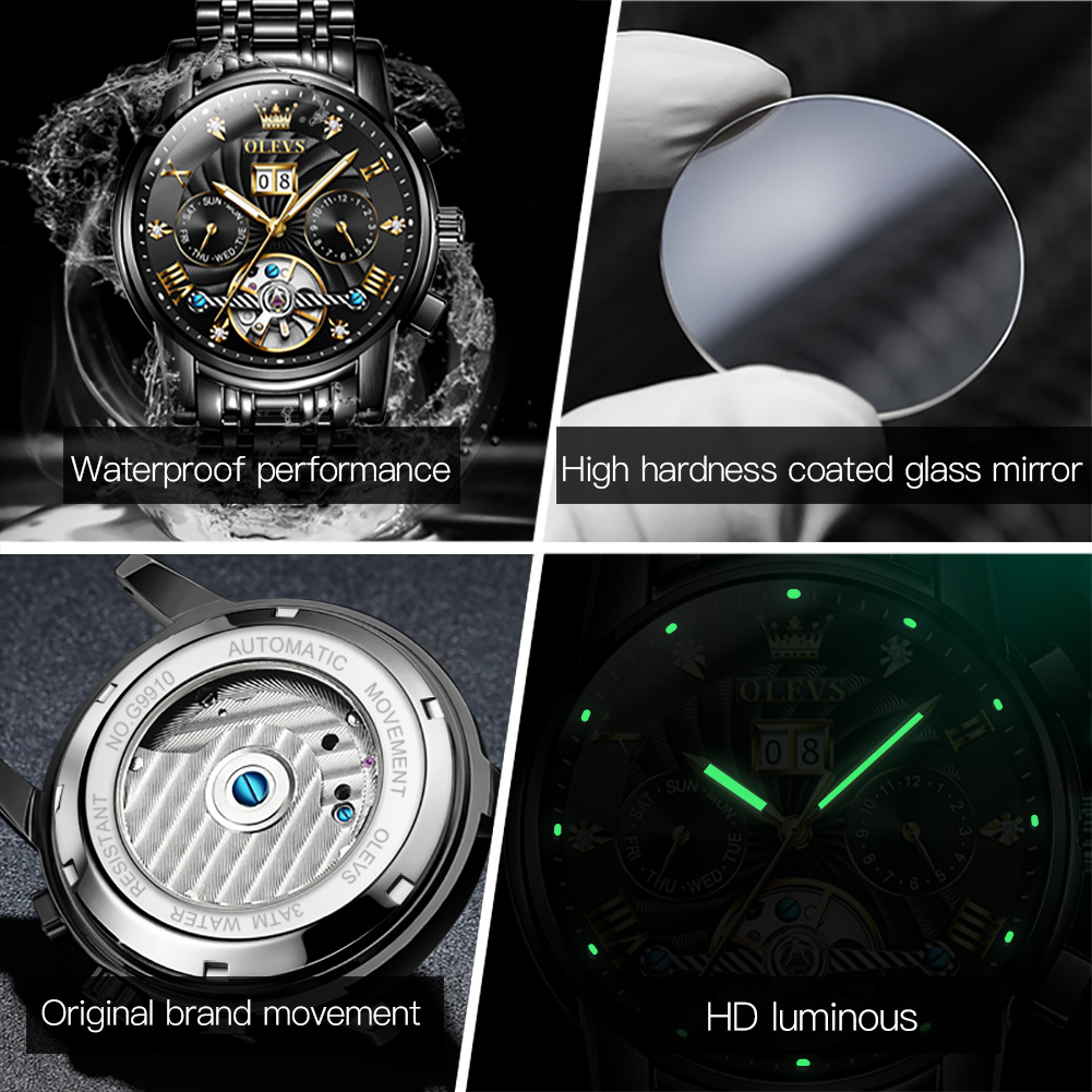 OLEVS Relojes clásicos para ho - Rolex Watch Datejust reseña y precio