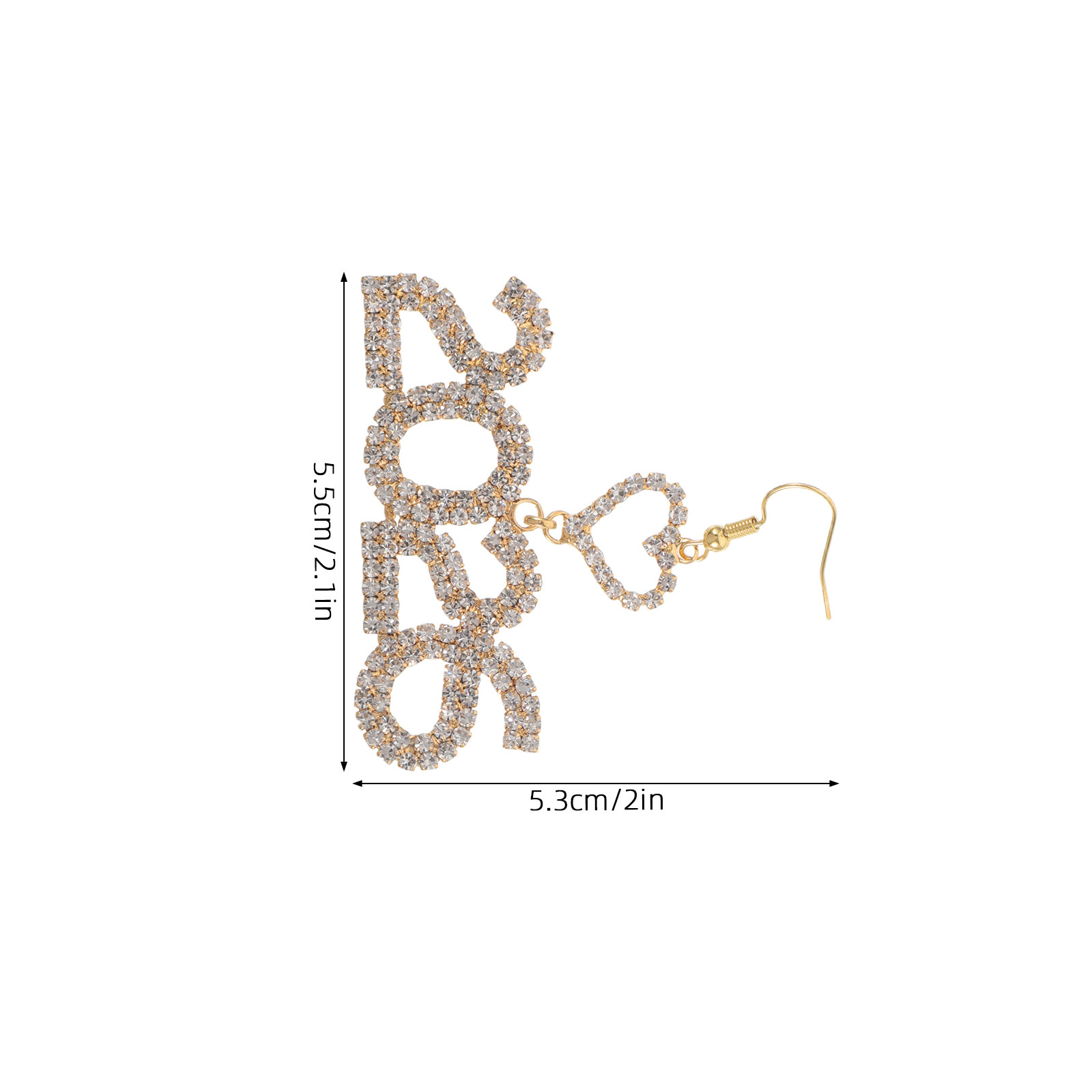 1 Par de Pendientes de Año Nue - Eve Jewelry & Watches Distribuidor Oficial Rolex reseña y precio