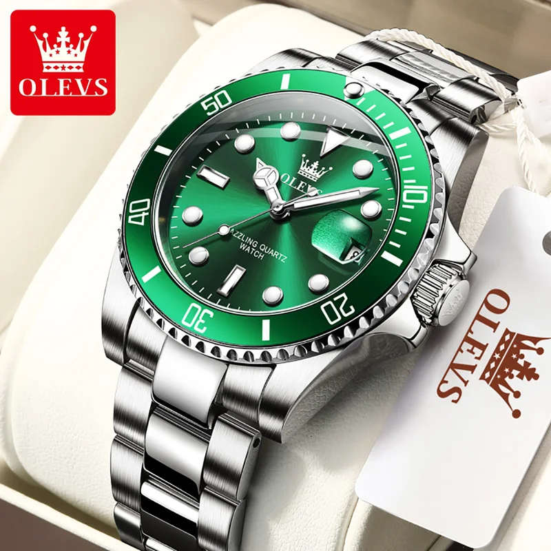 OLEVS, reloj de cuarzo Origina - Rolex Watch Datejust reseña y precio