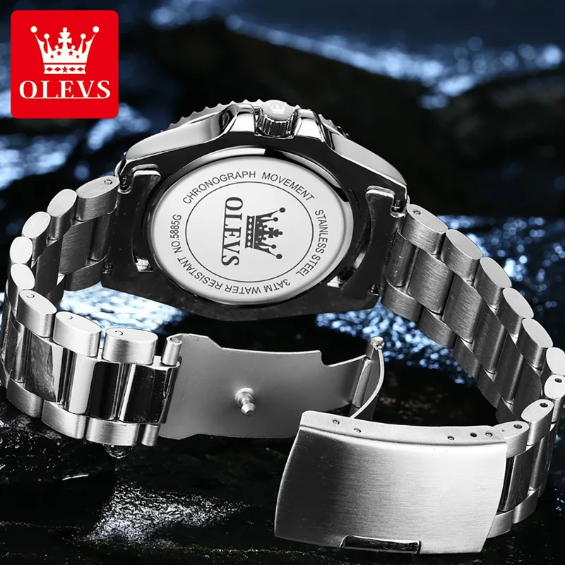 OLEVS, reloj de cuarzo Origina - Rolex Watch Datejust reseña y precio