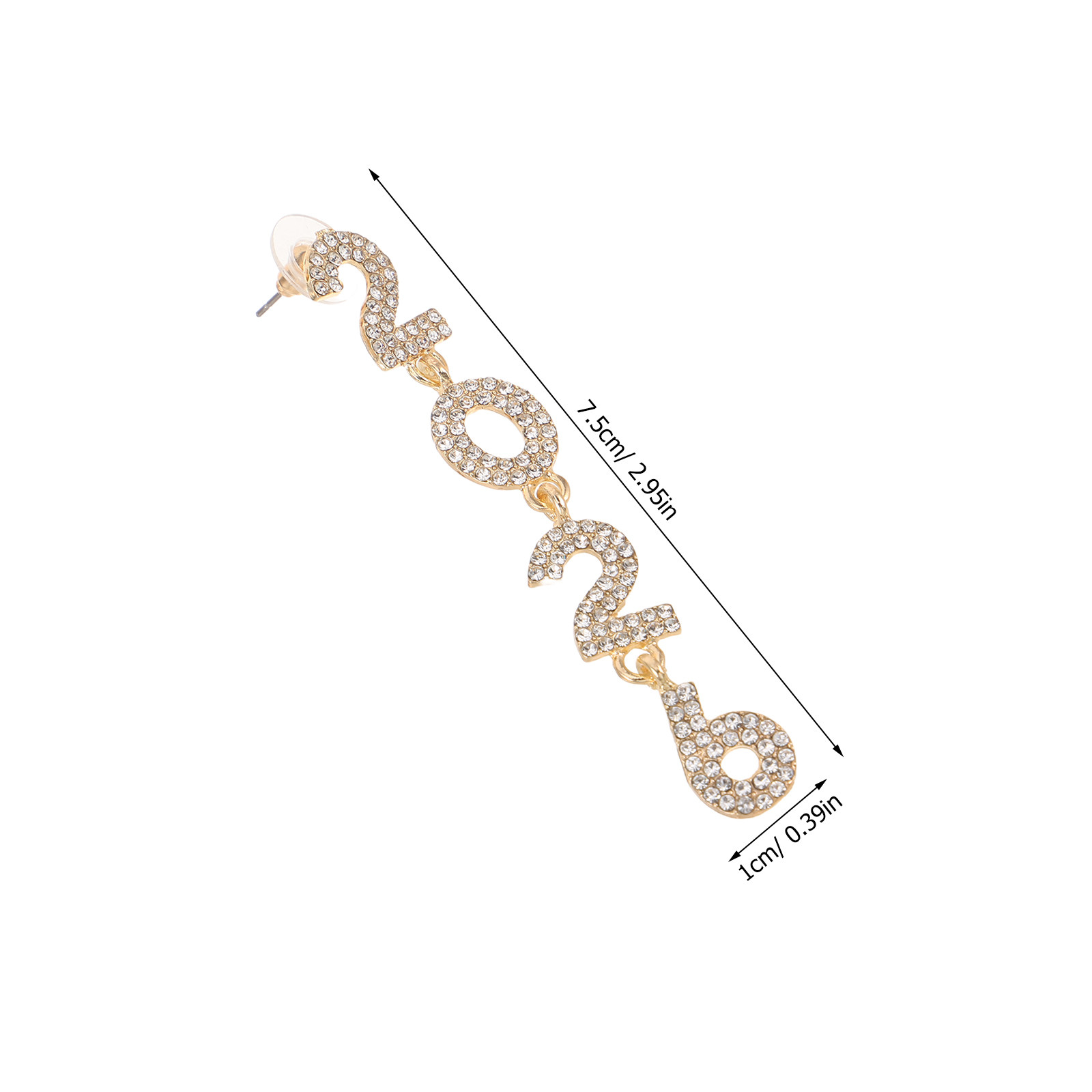 1 Par de Pendientes Colgantes  - Eve Jewelry & Watches Distribuidor Oficial Rolex reseña y precio