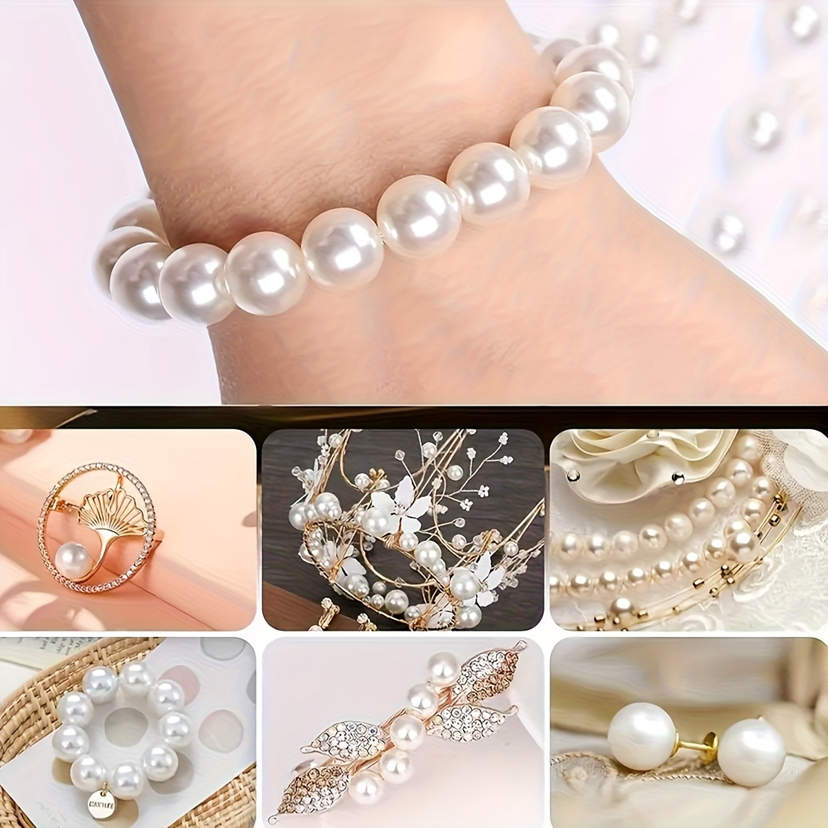1388 piezas de cuentas redonda - Fine Jewelry & Watches Photos reseña y precio