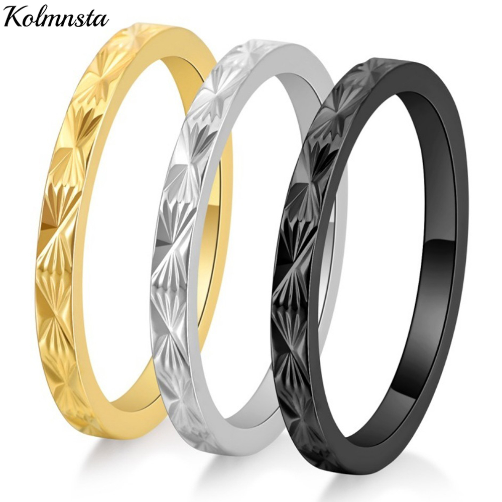 Kolmnsta Anillos de boda apila - Minimalist Ring Stackable reseña y precio
