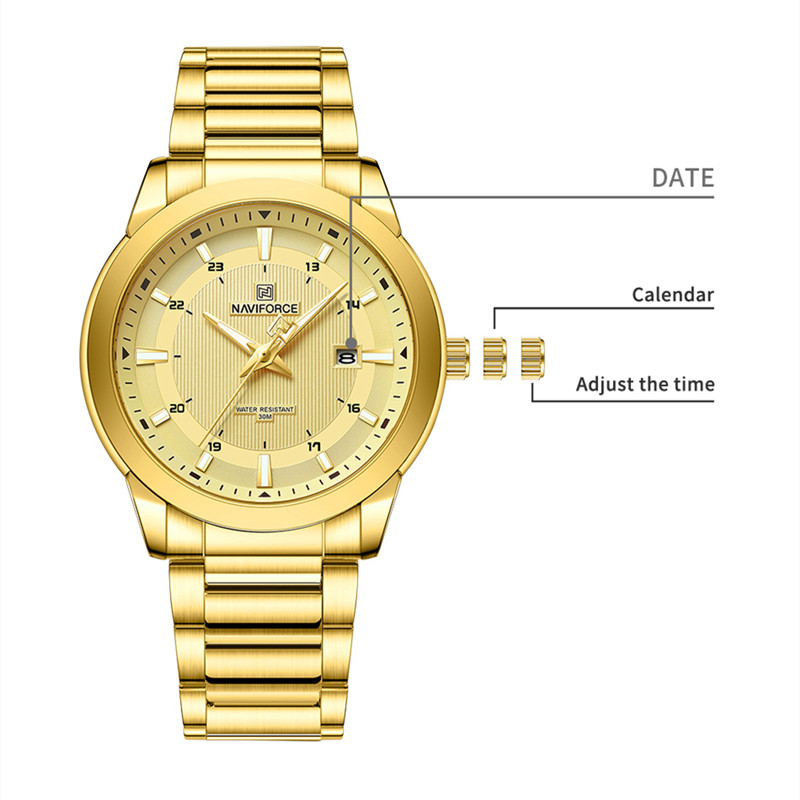 NAVIFORCE-relojes para hombre  - Jewelry Inspired Watches reseña y precio