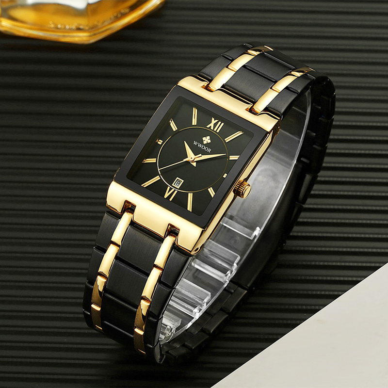 Marca WWOOR, pulsera de oro de - Jewelry Inspired Watches reseña y precio